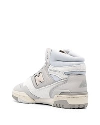 Мужские серые высокие кеды от New Balance