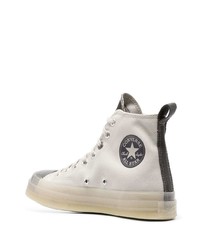 Мужские серые высокие кеды от Converse