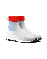 Мужские серые высокие кеды от Pierre Hardy