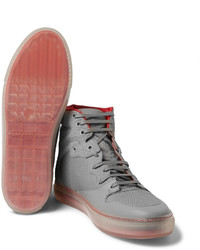 Мужские серые высокие кеды от Balenciaga