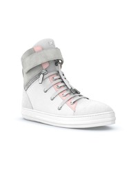 Женские серые высокие кеды от Swear