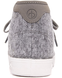 Женские серые высокие кеды от Rag & Bone