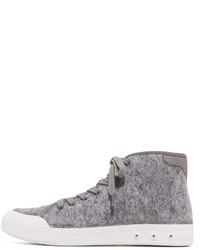 Женские серые высокие кеды от Rag & Bone