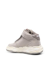 Мужские серые высокие кеды от Maison Mihara Yasuhiro