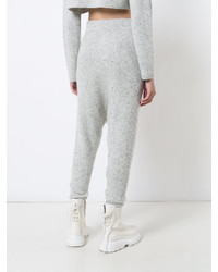 Женские серые вязаные брюки от Baja East