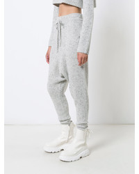 Женские серые вязаные брюки от Baja East