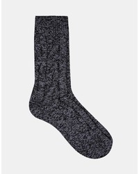 Мужские серые вязаные носки от Asos