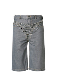 Женские серые джинсовые шорты-бермуды от Y/Project