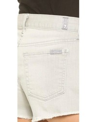 Женские серые джинсовые шорты от 7 For All Mankind