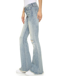 Серые джинсы-клеш от Blank