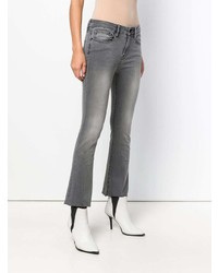 Серые джинсы-клеш от Frame Denim