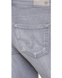Серые джинсы скинни от AG Jeans