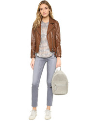 Серые джинсы скинни от AG Jeans