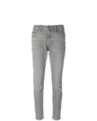 Серые джинсы скинни от Calvin Klein Jeans
