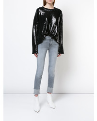 Серые джинсы скинни от RtA