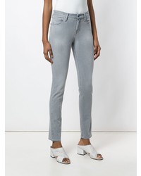 Серые джинсы скинни от Jacob Cohen