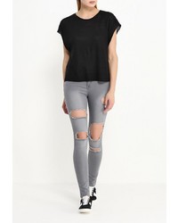 Серые джинсы скинни от G&amp;G