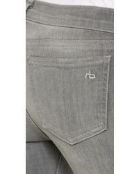 Серые джинсы скинни от Rag & Bone