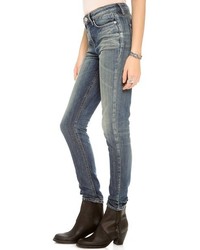 Серые джинсы скинни от Won Hundred