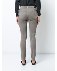 Серые джинсы скинни от AG Jeans