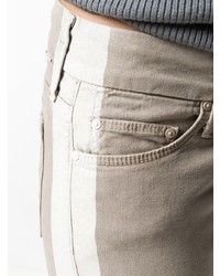 Серые джинсы скинни от Mother