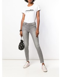 Серые джинсы скинни от Armani Exchange