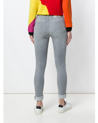 Серые джинсы скинни от Jacob Cohen