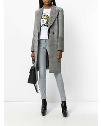 Серые джинсы скинни от Dondup