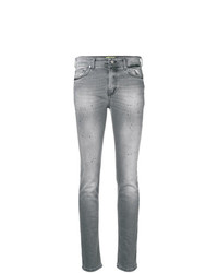 Серые джинсы скинни от Versace Jeans