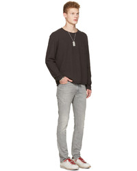 Мужские серые джинсы от Maison Margiela