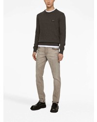 Мужские серые джинсы от Dolce & Gabbana