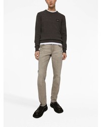 Мужские серые джинсы от Dolce & Gabbana