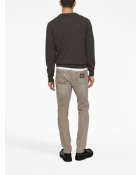 Мужские серые джинсы от Dolce & Gabbana