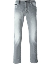 Мужские серые джинсы от Marcelo Burlon County of Milan