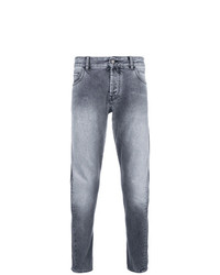 Мужские серые джинсы от Marcelo Burlon County of Milan