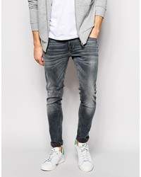 Мужские серые джинсы от Nudie Jeans