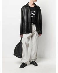 Мужские серые джинсы от Maison Margiela