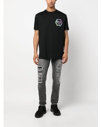 Мужские серые джинсы от Philipp Plein