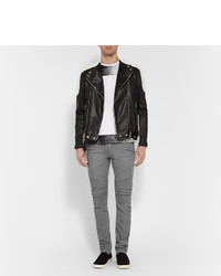 Мужские серые джинсы от Balmain