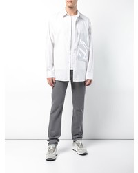 Мужские серые джинсы от Raf Simons