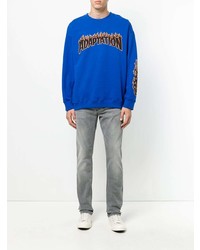 Мужские серые джинсы от Dirk Bikkembergs