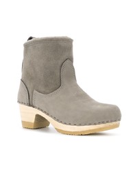 Серые замшевые ботильоны от No.6