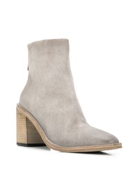 Серые замшевые ботильоны от Marsèll