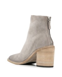 Серые замшевые ботильоны от Marsèll