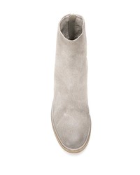 Серые замшевые ботильоны от Marsèll