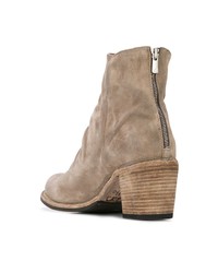 Серые замшевые ботильоны от Officine Creative