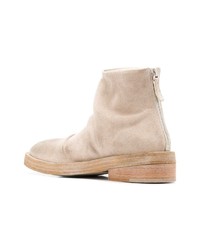 Серые замшевые ботильоны от Marsèll