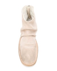 Серые замшевые ботильоны от Marsèll