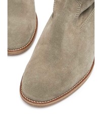 Серые замшевые ботильоны от Isabel Marant
