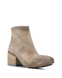 Серые замшевые ботильоны от Marsèll